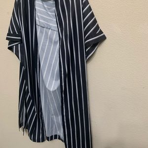 Black and white cardigan